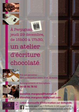 Un atelier chocolaté • Atelier d'écriture