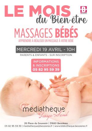 Atelier "mois du bien-être" massage parents - bébés