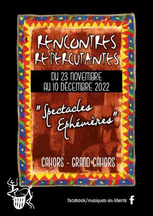 RENCONTRES RE'PERCUTANTES "Spectacles Ephémères"