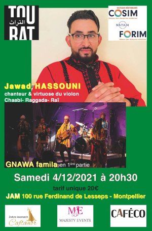 Jawad HASSOUNI + Gnawa Famila au Jam Montpellier
